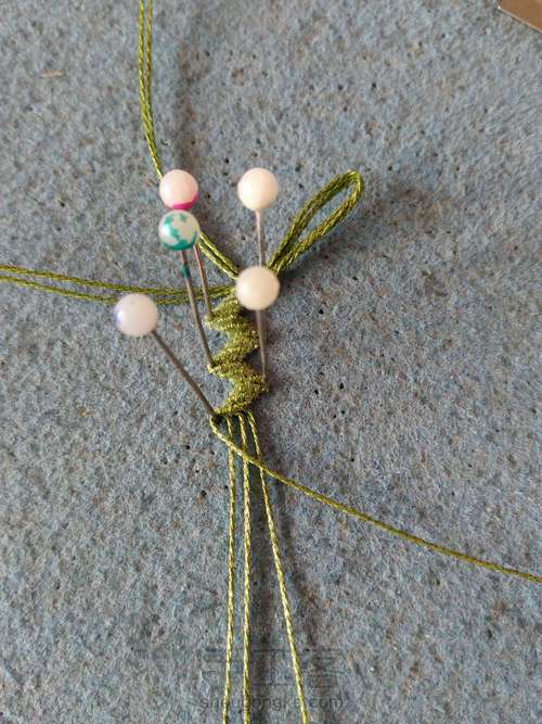 翡翠南瓜耳坠 第13步