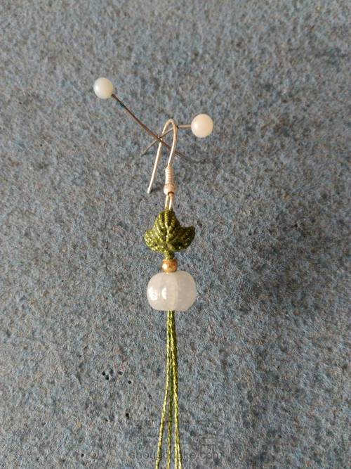 翡翠南瓜耳坠 第27步