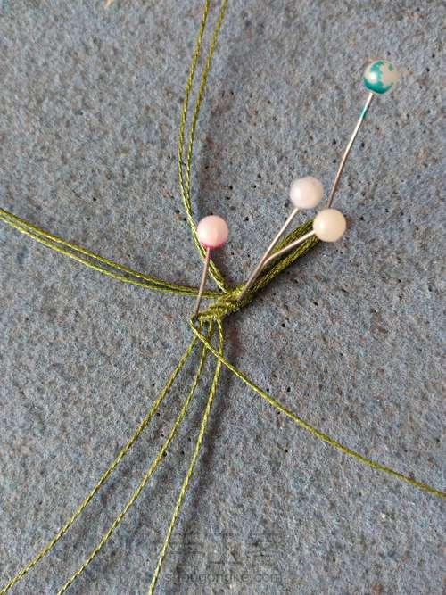 翡翠南瓜耳坠 第6步