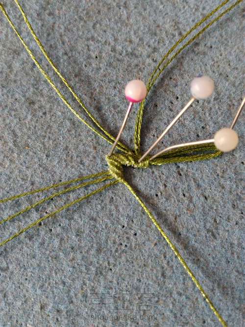 翡翠南瓜耳坠 第7步