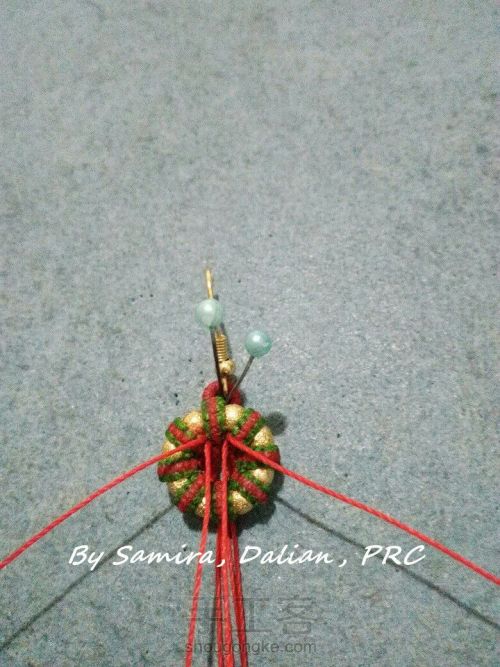 Christmas earrings（圣诞耳饰） 第23步