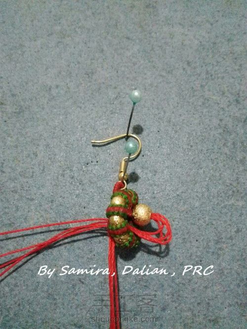 Christmas earrings（圣诞耳饰） 第26步