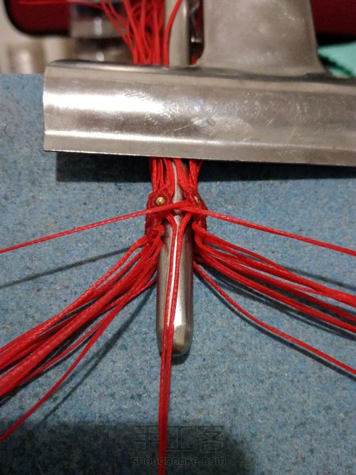 花式桶珠钥匙扣 第5步