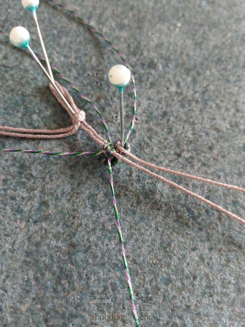 白水晶花锁骨链 第15步