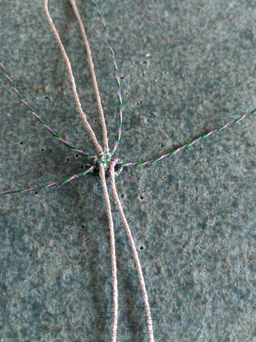 白水晶花锁骨链 第16步