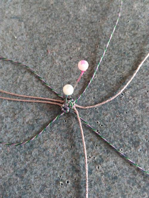 白水晶花锁骨链 第18步