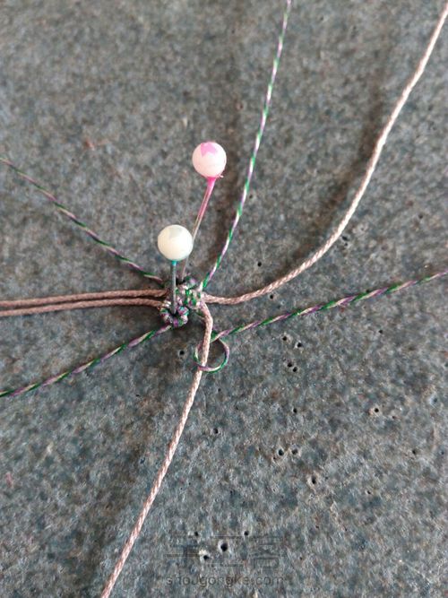 白水晶花锁骨链 第19步