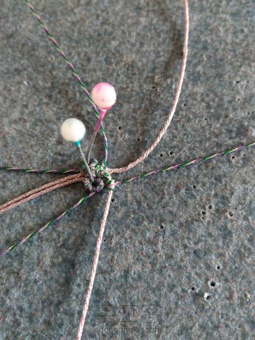 白水晶花锁骨链 第21步