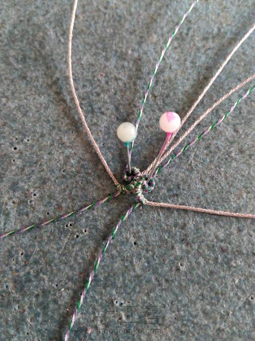 白水晶花锁骨链 第24步