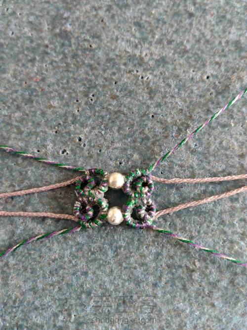 白水晶花锁骨链 第31步