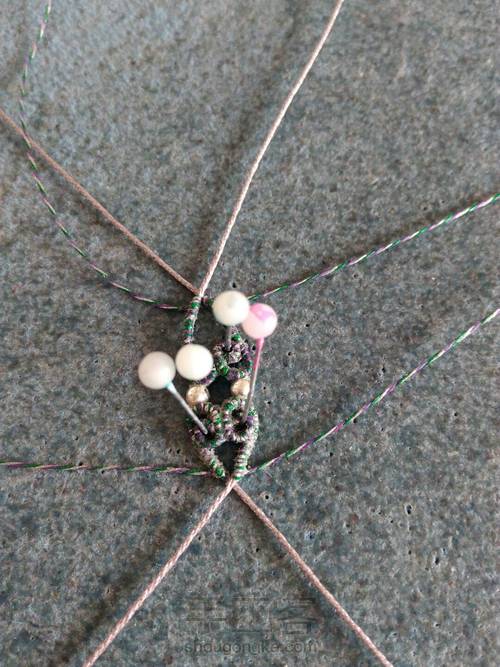 白水晶花锁骨链 第32步