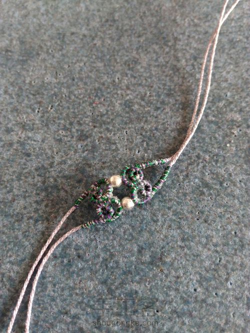 白水晶花锁骨链 第33步