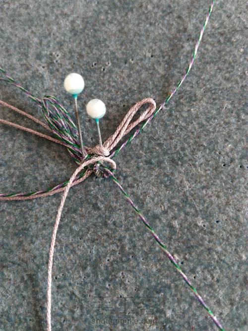 白水晶花锁骨链 第8步