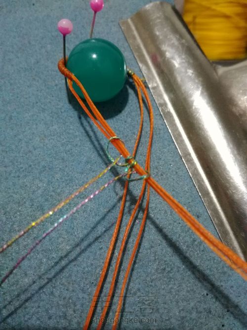 天河石单珠转运珠项坠 第12步