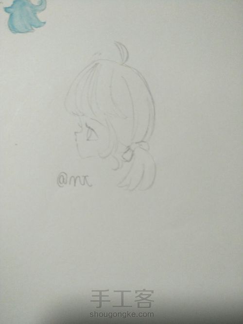 水彩女孩 第1步