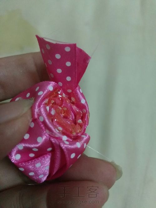 扭节玫瑰 第7步