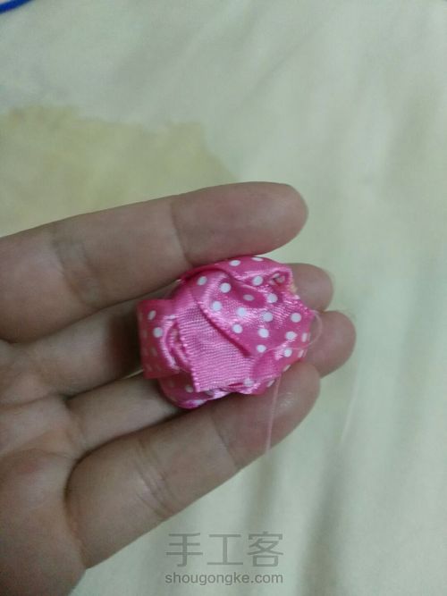 扭节玫瑰 第8步