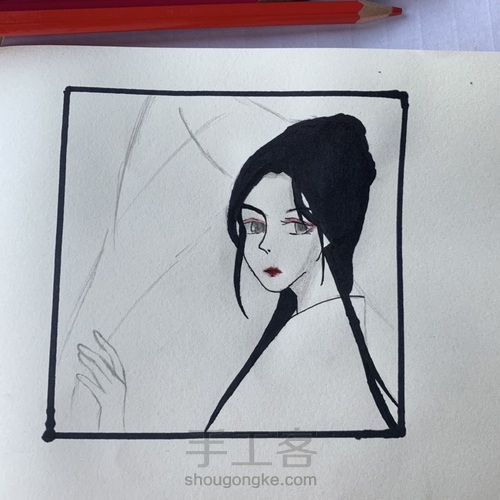 简单古风图 第4步