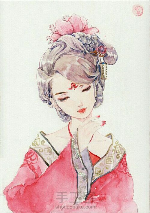 古风临摹 第13步