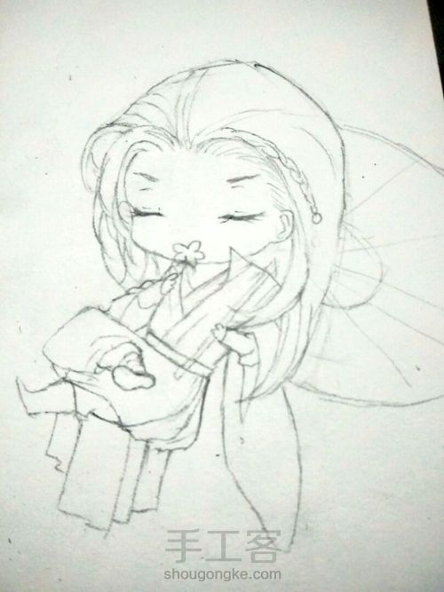 临摹水彩练习 第3步