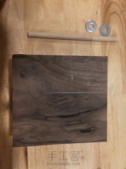 木质 ——划线器 第1步