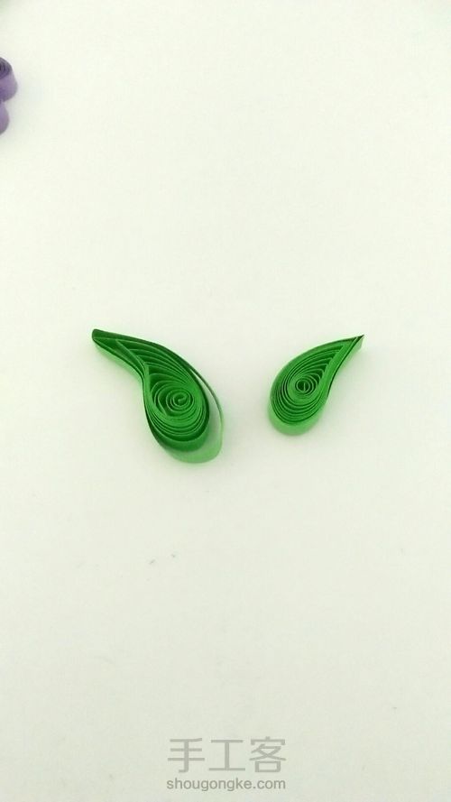 紫色小草花 第6步