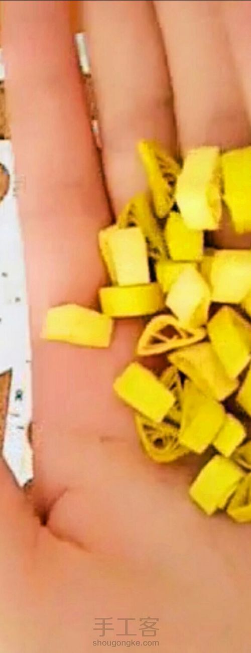 一幅衍纸画 第3步