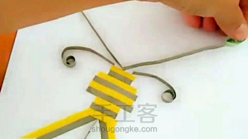 一幅衍纸画 第5步