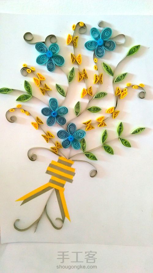 一幅衍纸画 第7步