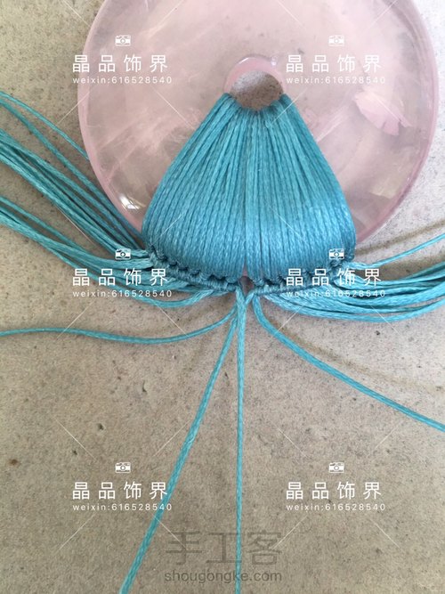 有孔吊坠第七款—双面平安扣车挂 第10步