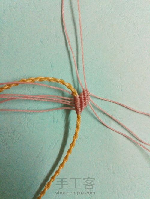 爱心手链 第10步