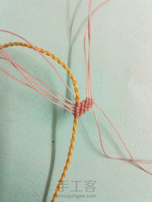 爱心手链 第11步