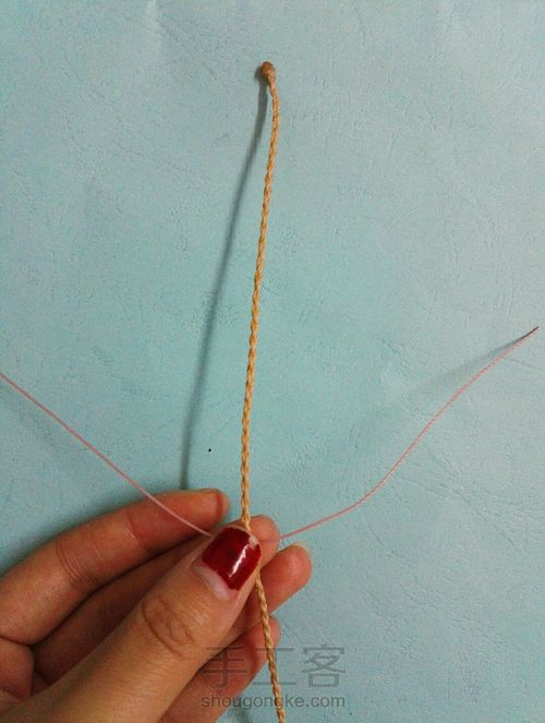 爱心手链 第2步