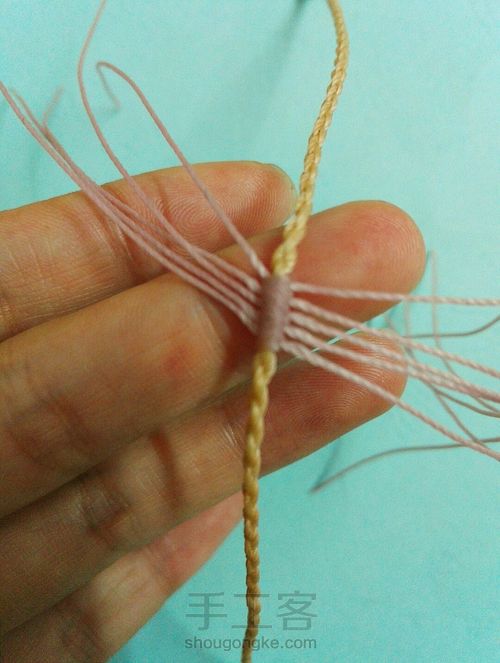 爱心手链 第5步