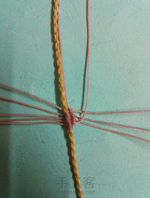 爱心手链 第8步