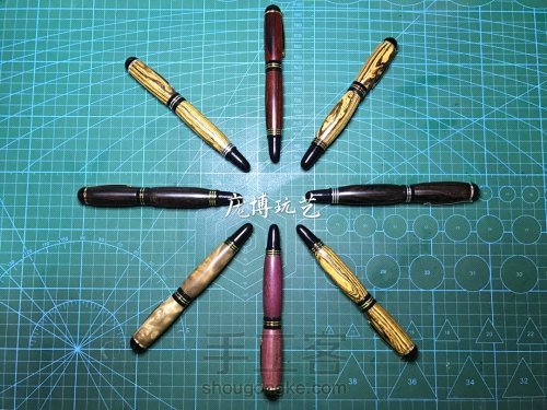 【庞博玩艺】手工车旋制笔～丘吉尔钢笔✒️ 第25步