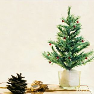给你的书桌添上一颗小小的圣诞树吧