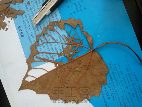 叶雕 第12步