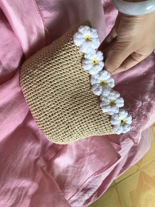 棉草拉菲小包包 第5步