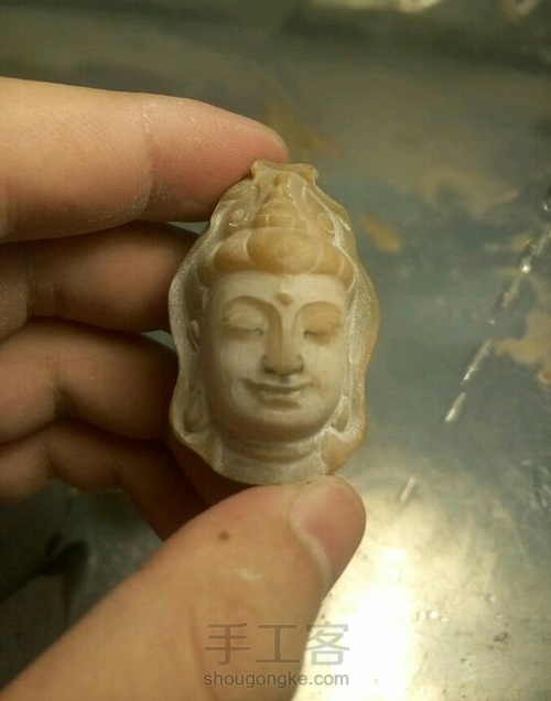 观音头刻脸教程 第14步