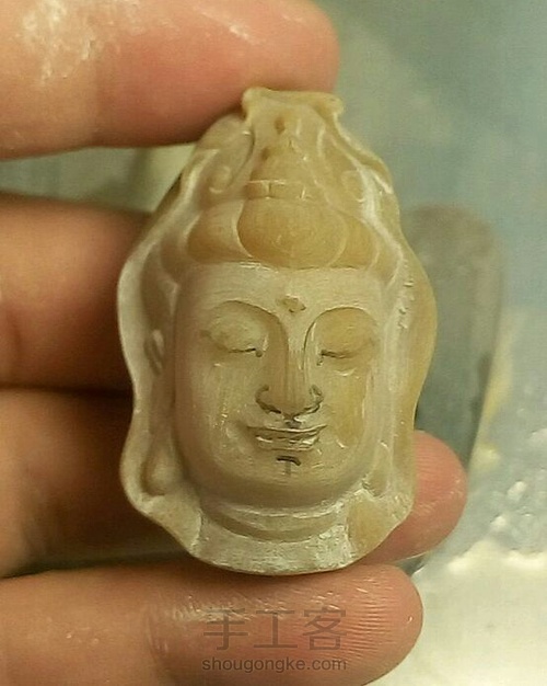 观音头刻脸教程 第15步