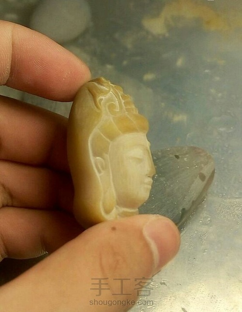 观音头刻脸教程 第19步