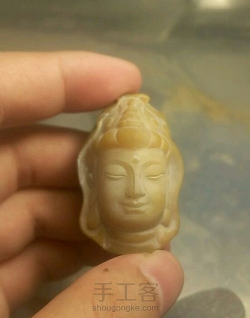 观音头刻脸教程 第21步