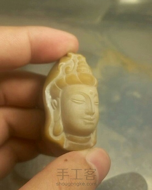 观音头刻脸教程 第22步