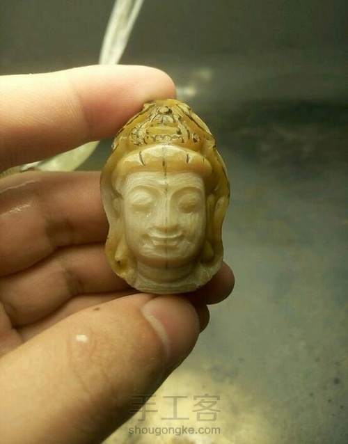 观音头刻脸教程 第6步