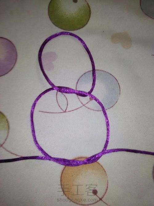 太阳花结 第3步