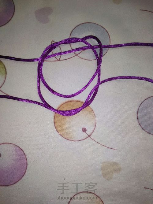 太阳花结 第5步