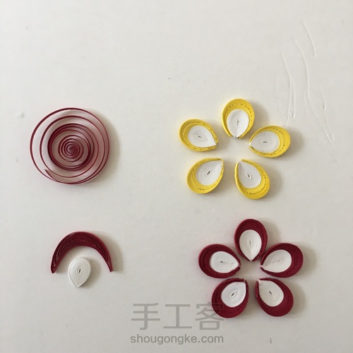 爱心💗花环 第2步