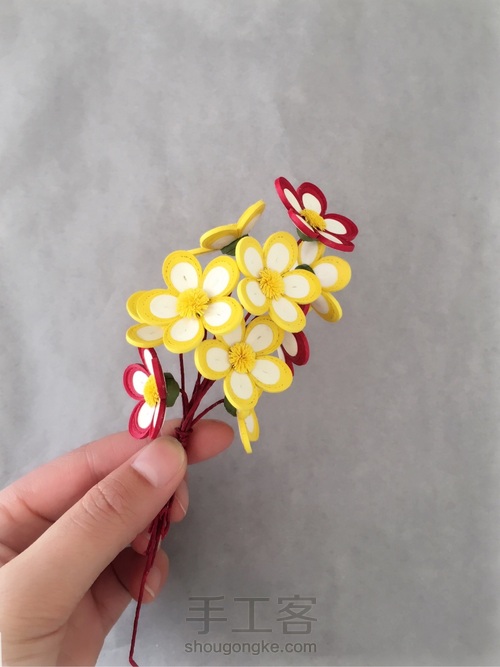 爱心💗花环 第7步