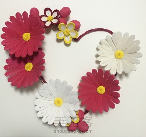 爱心💗花环 第12步